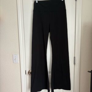 Offline By Aerie Women’s High Waisted Black OG Fold over Flair Leggings- L